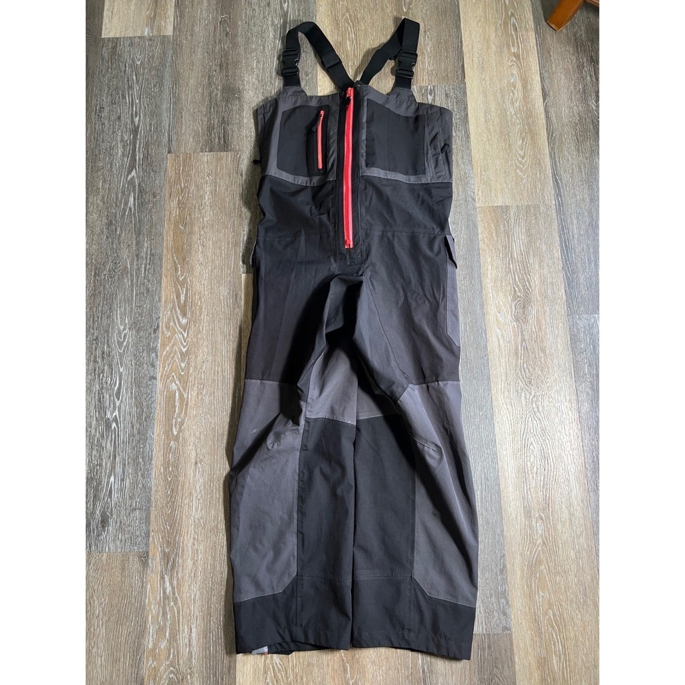 Frogg Toggs Pilot II Guide Bibs Mens M Gray Excellent Waterproof Fishing Gear